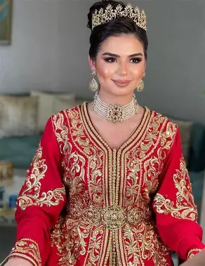Caftan Rouge Doré