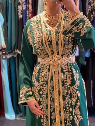 Caftan Vert Doré